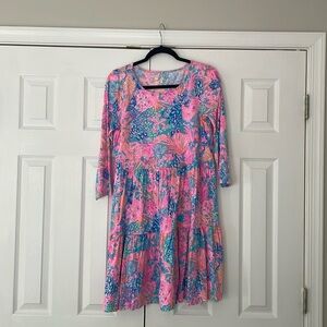 Lilly Pulitzer size M long sleeve dress